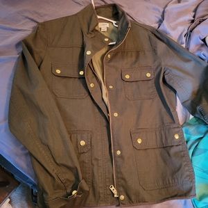 J. Crew army green jacket